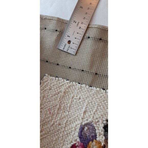 Paragon Crewel Embroidery Purse Form Needlecraft Royal Doulton Canvas Vintage - Picture 10 of 12